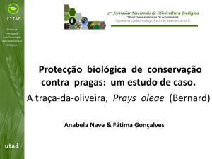 Protecção biológica de conservação contra pragas