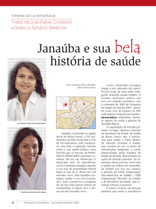 Janaúba e sua bela história de saúde - Entrevista