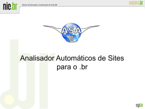 Analisador Automáticos de Sites para o .br