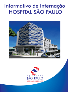 Manual do Paciente - Hospital São Paulo