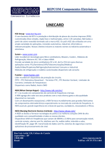 Linecard Repcom - REPCOM Componentes Eletrônicos