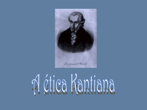 A Ética de Kant