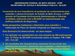 UNIVERSIDADE FEDERAL DE MATO GROSSO –UFMT