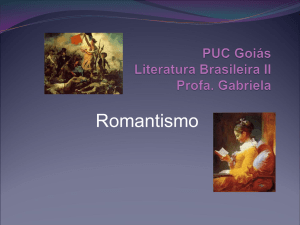 Romantismo - SOL - Professor | PUC Goiás