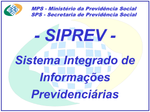 SIPREV - Previdência Social