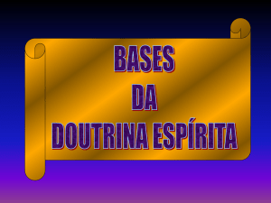 Bases da Doutrina Espirita