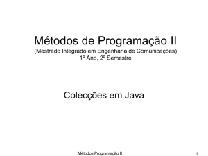 Métodos de Programação II