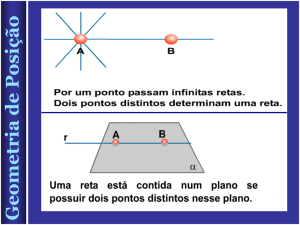 Geometria de Posição Geometria de Posição Geometria de Posição