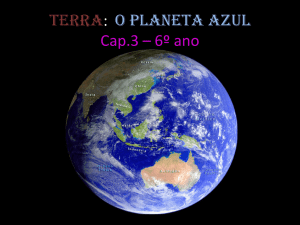 Terra: o planeta azul Cap.3