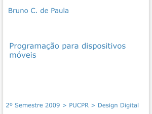 Apresentação referente a aula - Bruno Campagnolo de Paula weblog