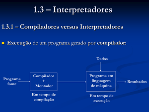 1.3 – Interpretadores