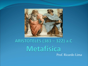 ARISTÓTELES (383 – 322) aC