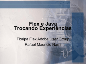 Flex e Java Trocando Experiências