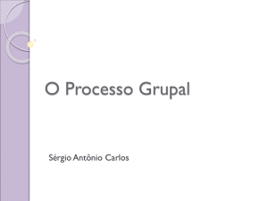 O processo grupal, Sérgio Carlos