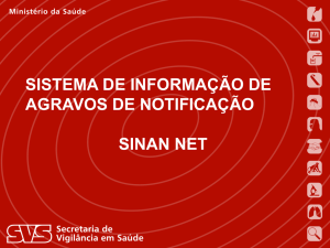 Sinan NET Transferência de dados