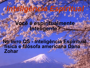 Inteligência Espiritual - Projeto Valores Humanos