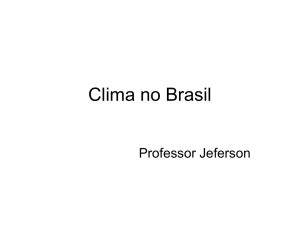 clima do brasil