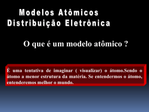 O que é um modelo atômico