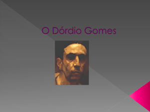 O Dórdio Gomes - Agrupamento de Escolas de Arraiolos
