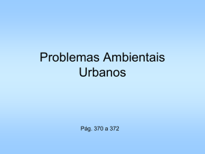 Problemas Ambientais Urbanos