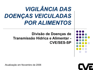 vigilância - Secretaria de Estado da Saúde de São Paulo