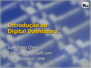 Digital Dashboard - Overview Técnico