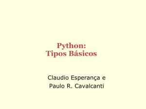 Programando em Python - Paulo Roma Cavalcanti