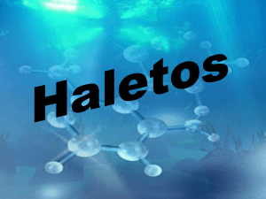 Os haletos são: compostos químicos que contém
