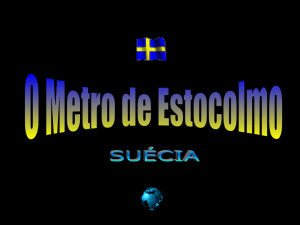 O metro de Estocolmo