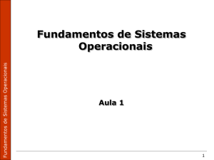 Tipos de Sistemas Operacionais