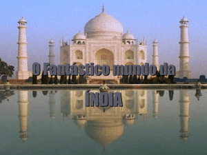 mensagem O Fantastico mundo da India