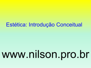 Estética - nilson.pro.br