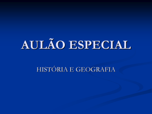 AULAO ESPECIAL - Professor