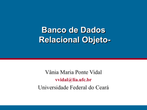 Banco de Dados Objeto-Relacional