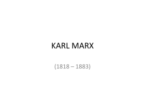 KARL MARX - Educacional
