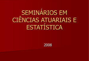Estatística - Instituto de Matemática