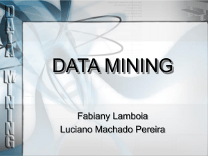 data mining - inf.unioeste.br