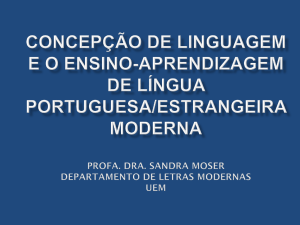 para que se ensina língua portuguesa/língua estrangeira moderna?