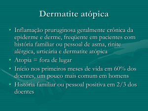 Dermatite atópica do adulto