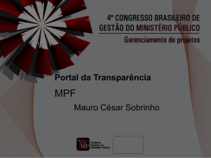 MPF - Portal da Transparência