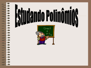 Polinômios II - WordPress.saturniz