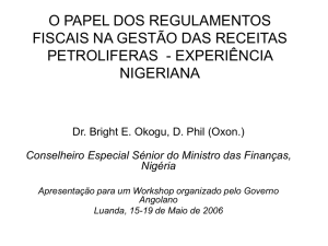 the role of fiscal rules and oil management funds in oil revenue