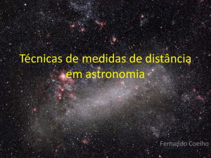 Técnicas de medidas de distância em astronomia - if