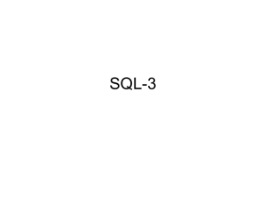 SQL-3 - WWW2