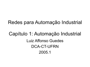 Redes para Automação Industrial Capítulo 1 - DCA