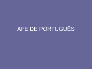 afe de português