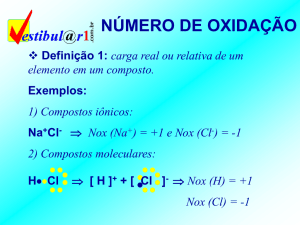 Número de oxidação, Nox, Balanceamentos e Reações