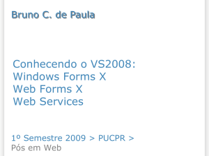 Conhecendo o VS2008 - Bruno Campagnolo de Paula weblog