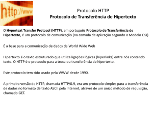 Protocolo de Transferência de Hipertexto
