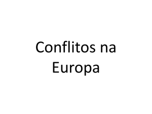 Conflitos na Europa